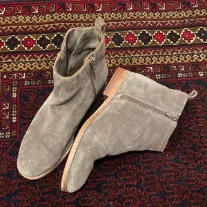 Sole society leather booties brownish gray sz 6.5